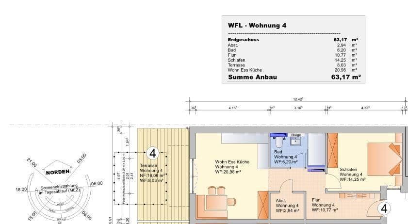 Pronájem bytu 2+kk 65 m², Kronau, Bádensko-Württembersko Pronájem bytu 2+kk 65 m², Kronau, Bádensko-Württembersko