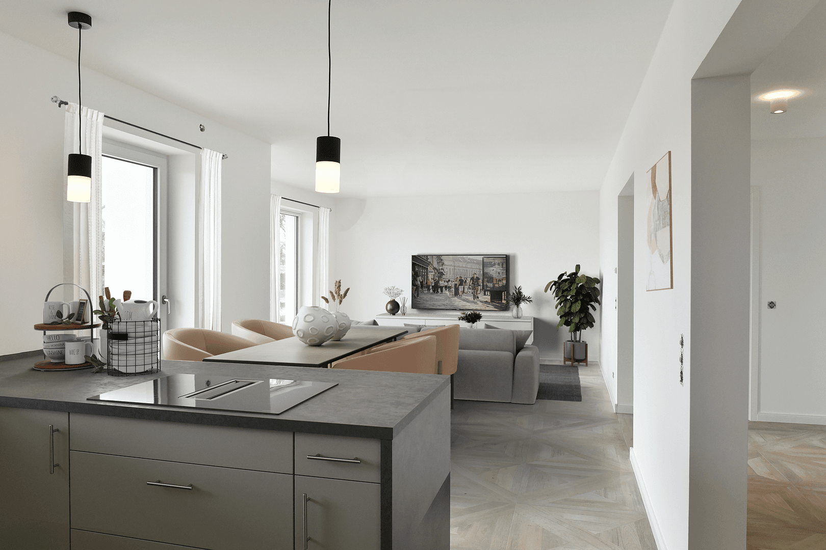 Pronájem bytu 3+1 115 m², Lehengütingen 100, Schopfloch, Bavorsko Pronájem bytu 3+1 115 m², Lehengütingen 100, Schopfloch, Bavorsko