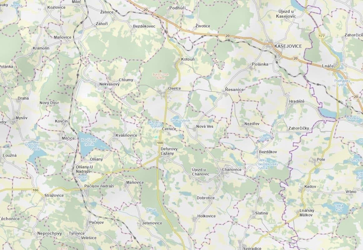 Prodej pozemku 5.702 m², Chanovice, Plzeňský kraj Prodej pozemku 5.702 m², Chanovice, Plzeňský kraj