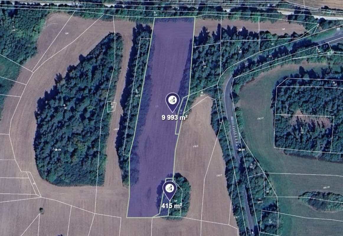 Prodej pozemku 10.408 m², Chanovice, Plzeňský kraj Prodej pozemku 10.408 m², Chanovice, Plzeňský kraj