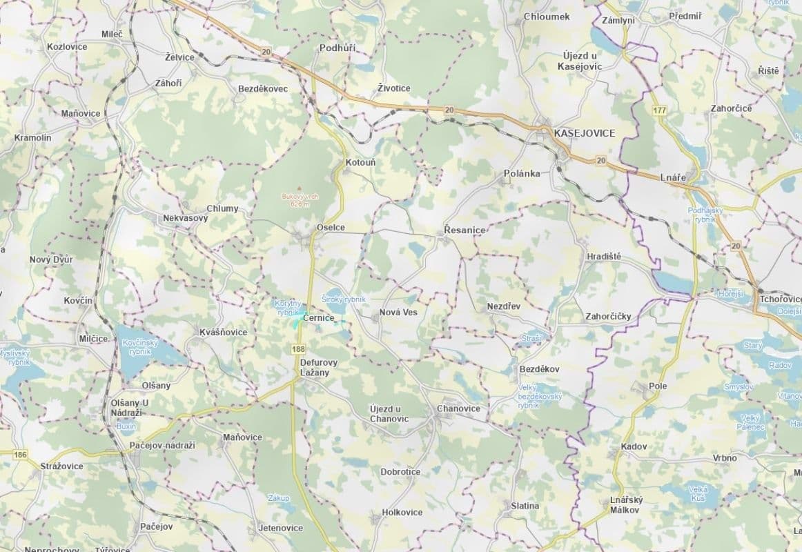 Prodej pozemku 8.332 m², Chanovice, Plzeňský kraj Prodej pozemku 8.332 m², Chanovice, Plzeňský kraj