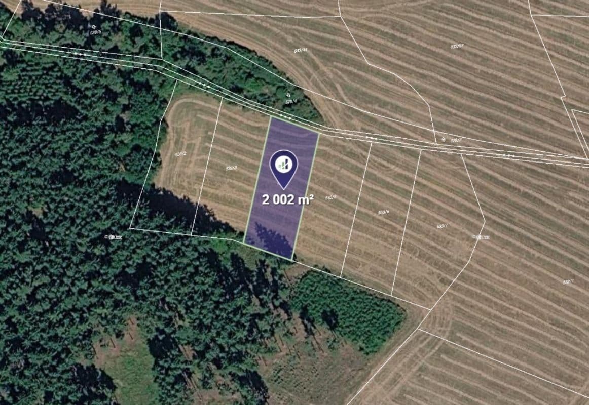 Prodej pozemku 2.002 m², Dolní Hbity, Středočeský kraj Prodej pozemku 2.002 m², Dolní Hbity, Středočeský kraj