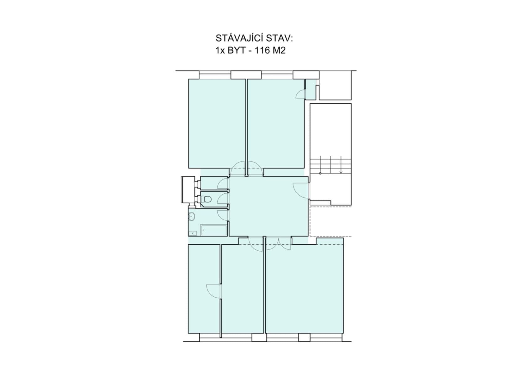 Prodej bytu 4+1 116 m², Na Valech, Poděbrady, Středočeský kraj Prodej bytu 4+1 116 m², Na Valech, Poděbrady, Středočeský kraj