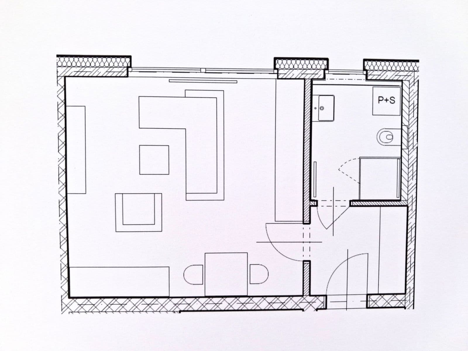 Pronájem bytu 1+kk 32 m², Práčská, Praha, Praha Pronájem bytu 1+kk 32 m², Práčská, Praha, Praha