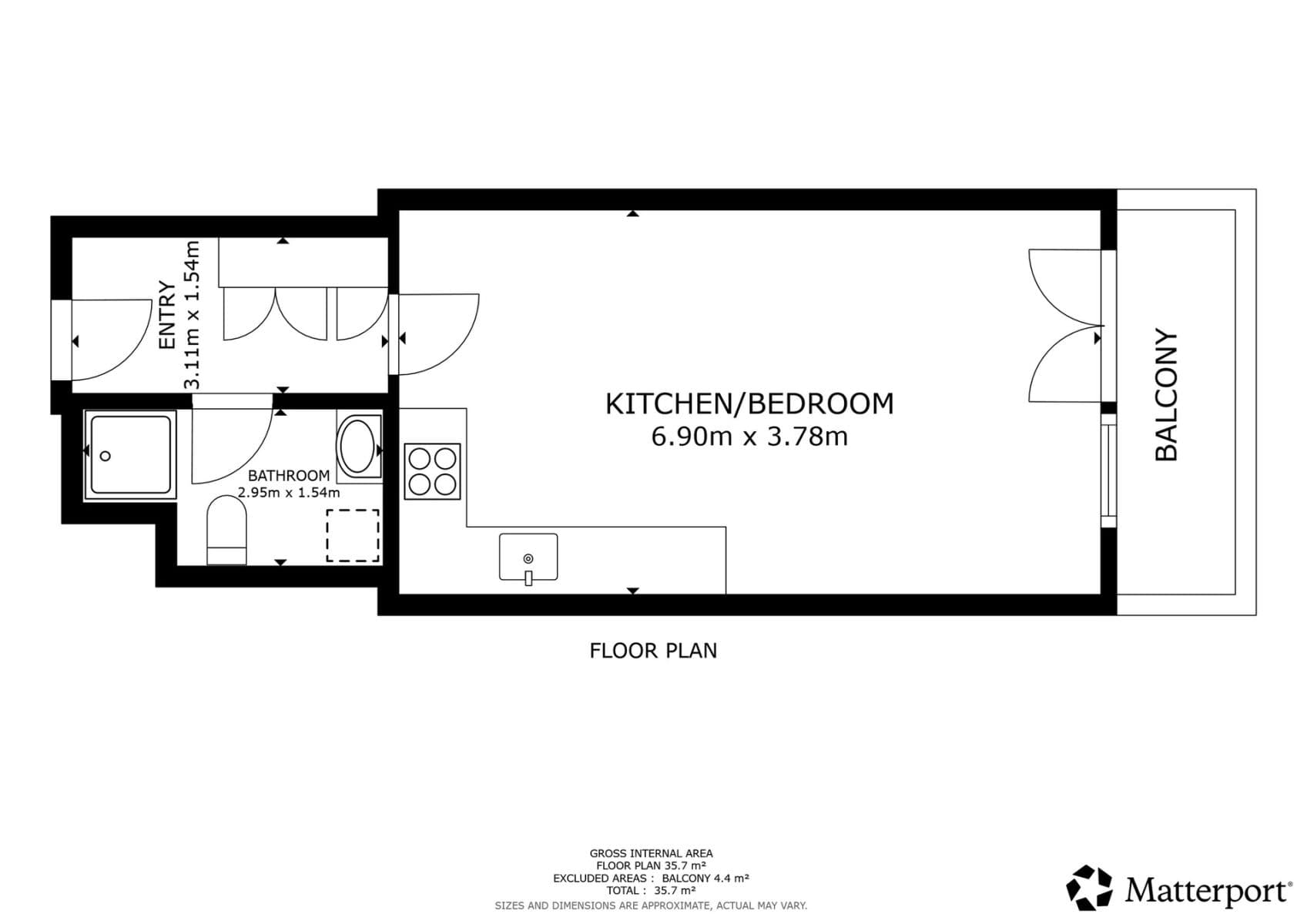 Pronájem bytu 1+kk 38 m², Gerstelova, Praha, Praha Pronájem bytu 1+kk 38 m², Gerstelova, Praha, Praha