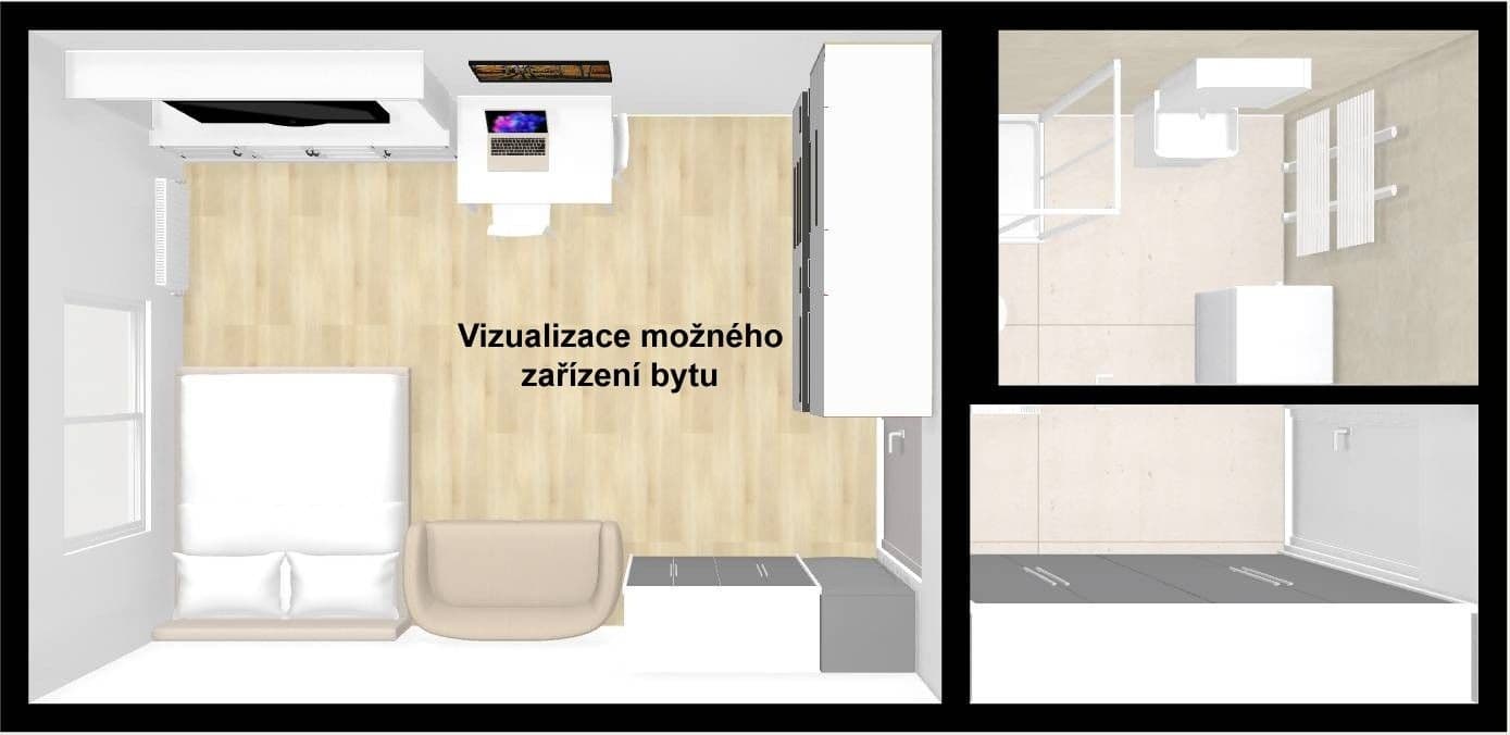 Pronájem bytu 1+kk 30 m², Mohelnice, Olomoucký kraj Pronájem bytu 1+kk 30 m², Mohelnice, Olomoucký kraj