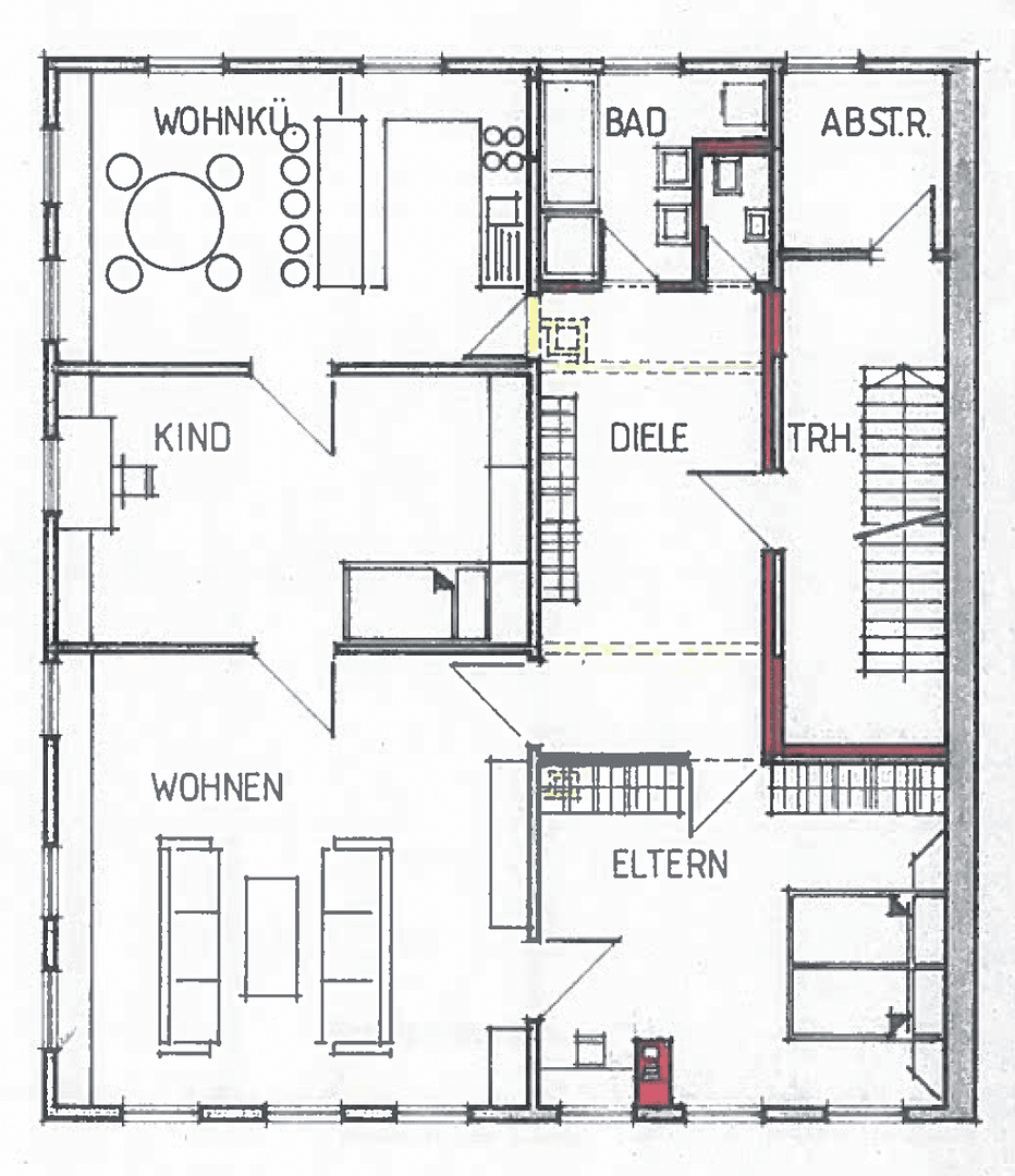Pronájem bytu 4+1 120 m², Ehinger Straße 48, Rottenburg am Neckar, Bádensko-Württembersko Pronájem bytu 4+1 120 m², Ehinger Straße 48, Rottenburg am Neckar, Bádensko-Württembersko