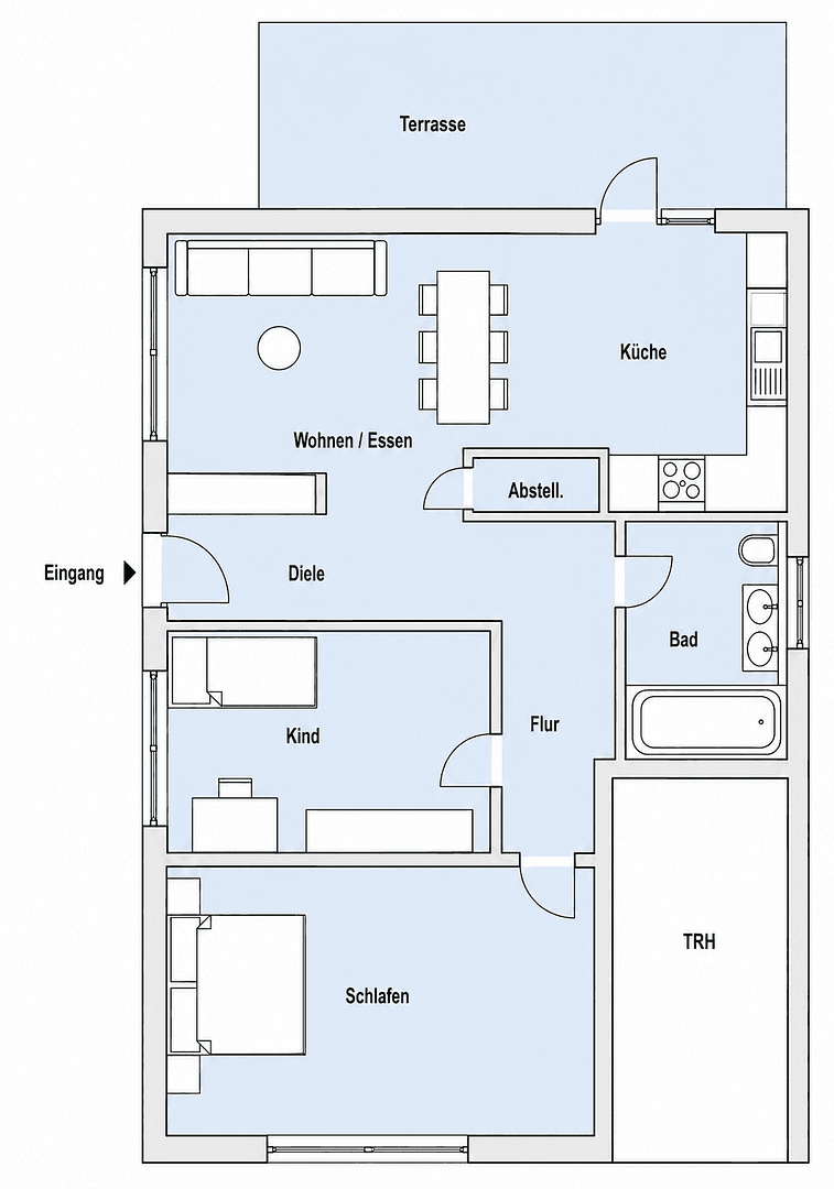Pronájem bytu 3+1 73 m², Goethestraße 15, Sindelfingen, Bádensko-Württembersko Pronájem bytu 3+1 73 m², Goethestraße 15, Sindelfingen, Bádensko-Württembersko