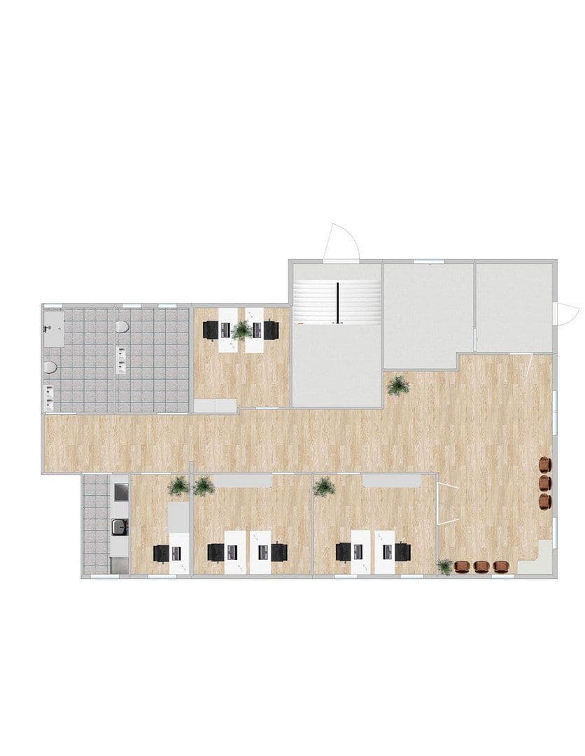Pronájem kanceláře 170 m², Beethovenstraße 28, Plauen, Sasko Pronájem kanceláře 170 m², Beethovenstraße 28, Plauen, Sasko