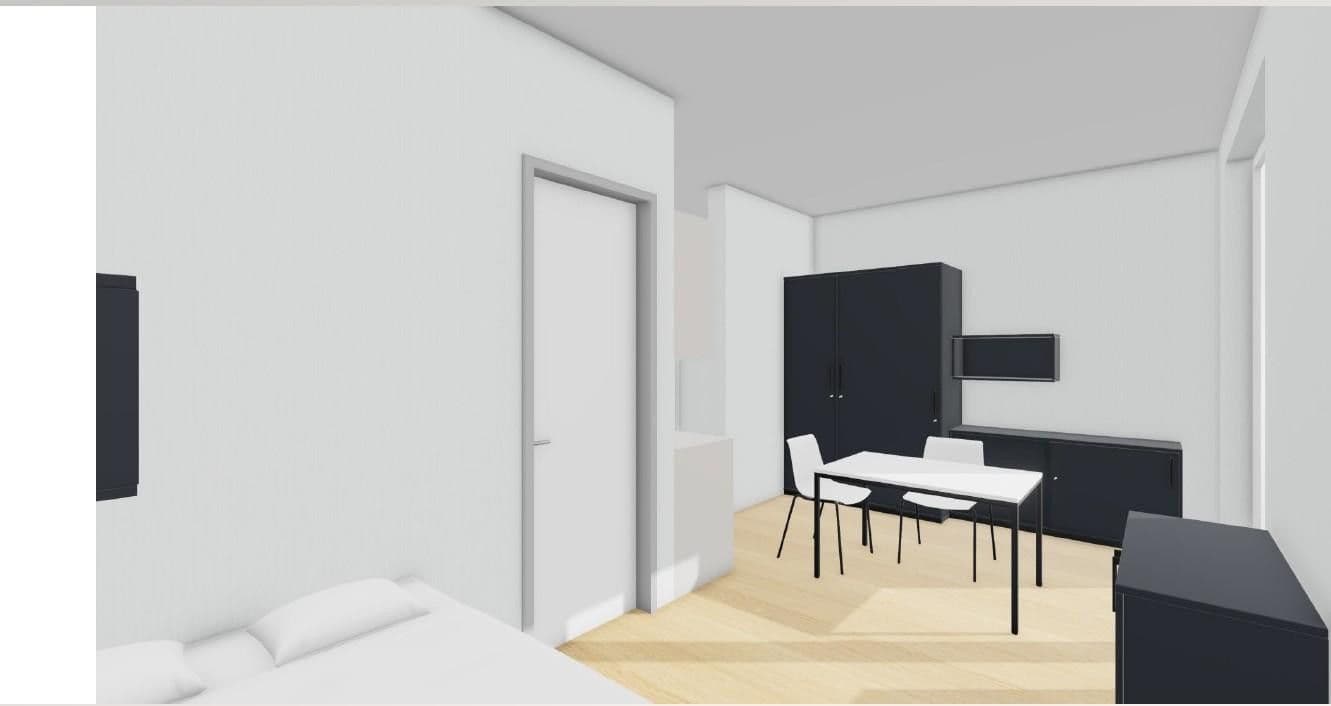 Pronájem bytu 1+1 30 m², Cappeler Str. 34, Marburg, Hessen Pronájem bytu 1+1 30 m², Cappeler Str. 34, Marburg, Hessen