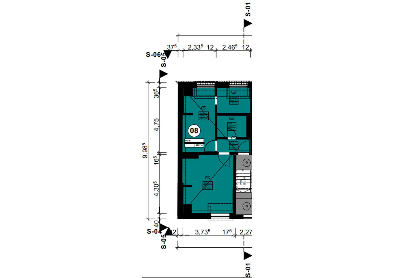 Prodej bytu 1+1 37 m², Mönchengladbach, Severní Porýní-Vestfálsko Prodej bytu 1+1 37 m², Mönchengladbach, Severní Porýní-Vestfálsko