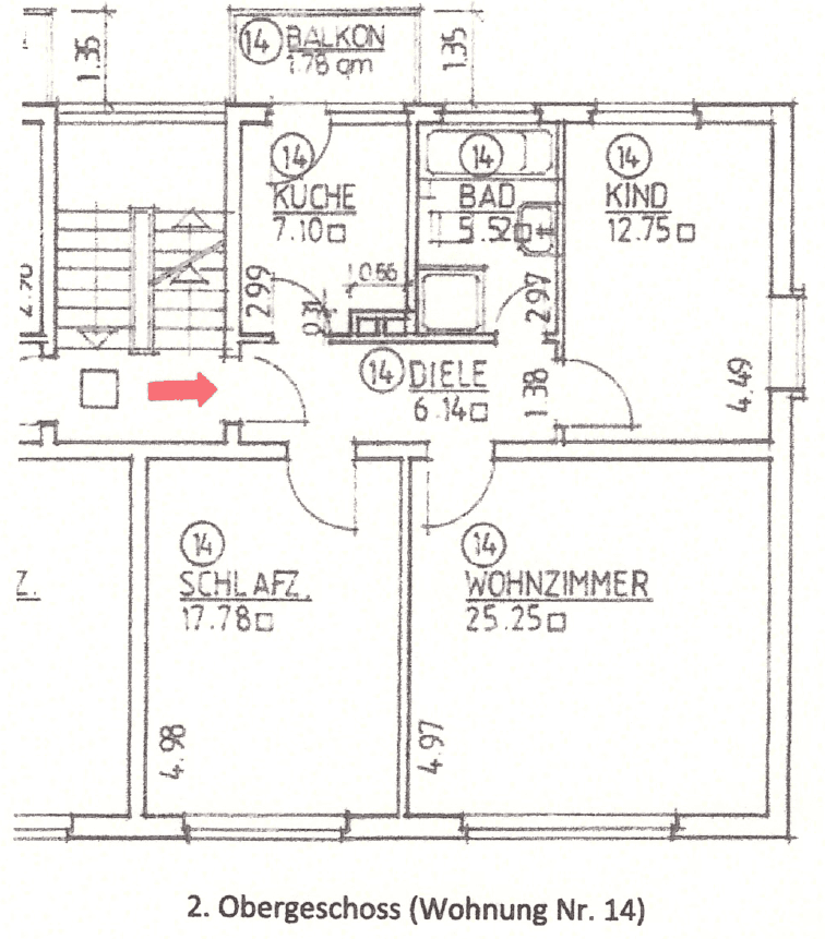 Pronájem bytu 3+1 76 m², Kanalstraße 5, Bremerhaven, Bremen Pronájem bytu 3+1 76 m², Kanalstraße 5, Bremerhaven, Bremen