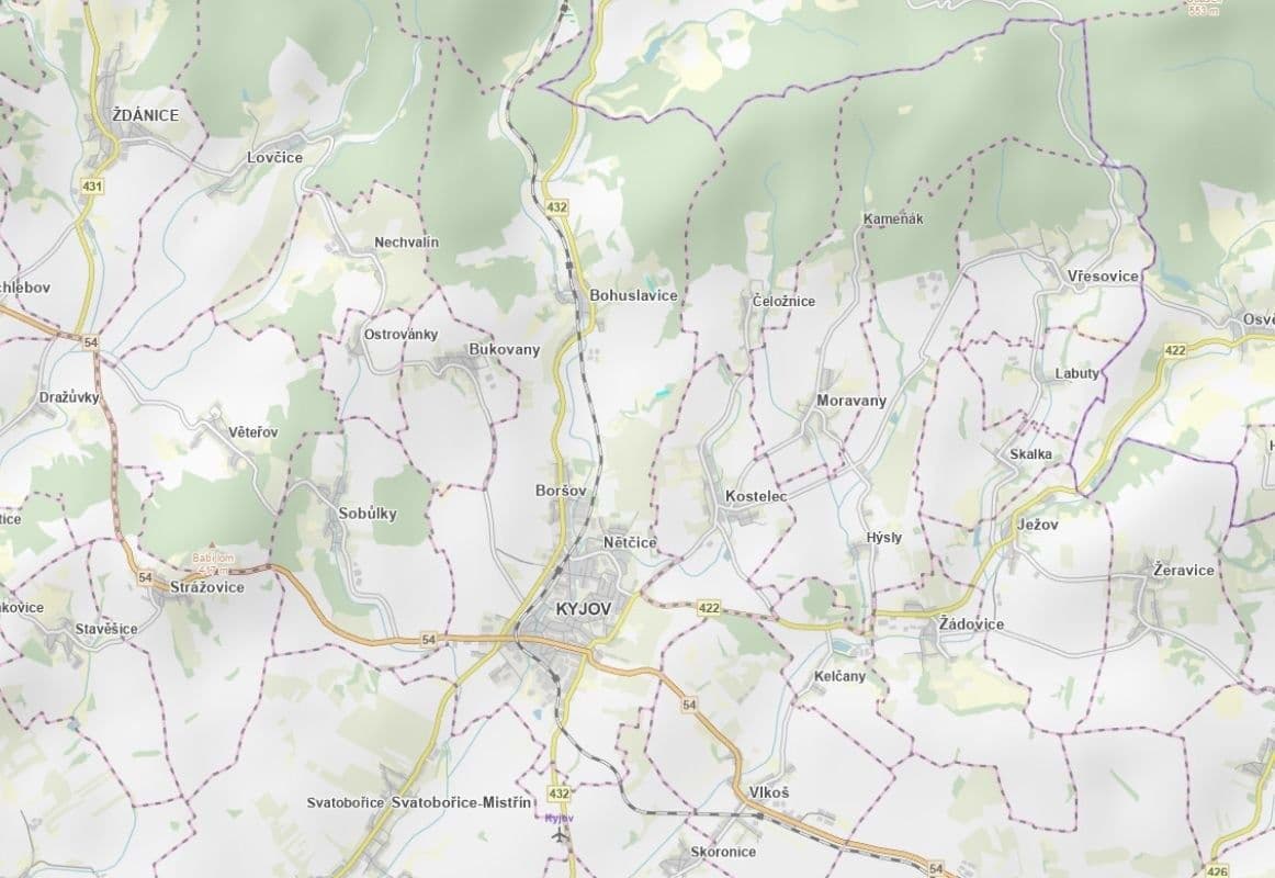 Prodej pozemku 1.620 m², Kyjov, Jihomoravský kraj Prodej pozemku 1.620 m², Kyjov, Jihomoravský kraj