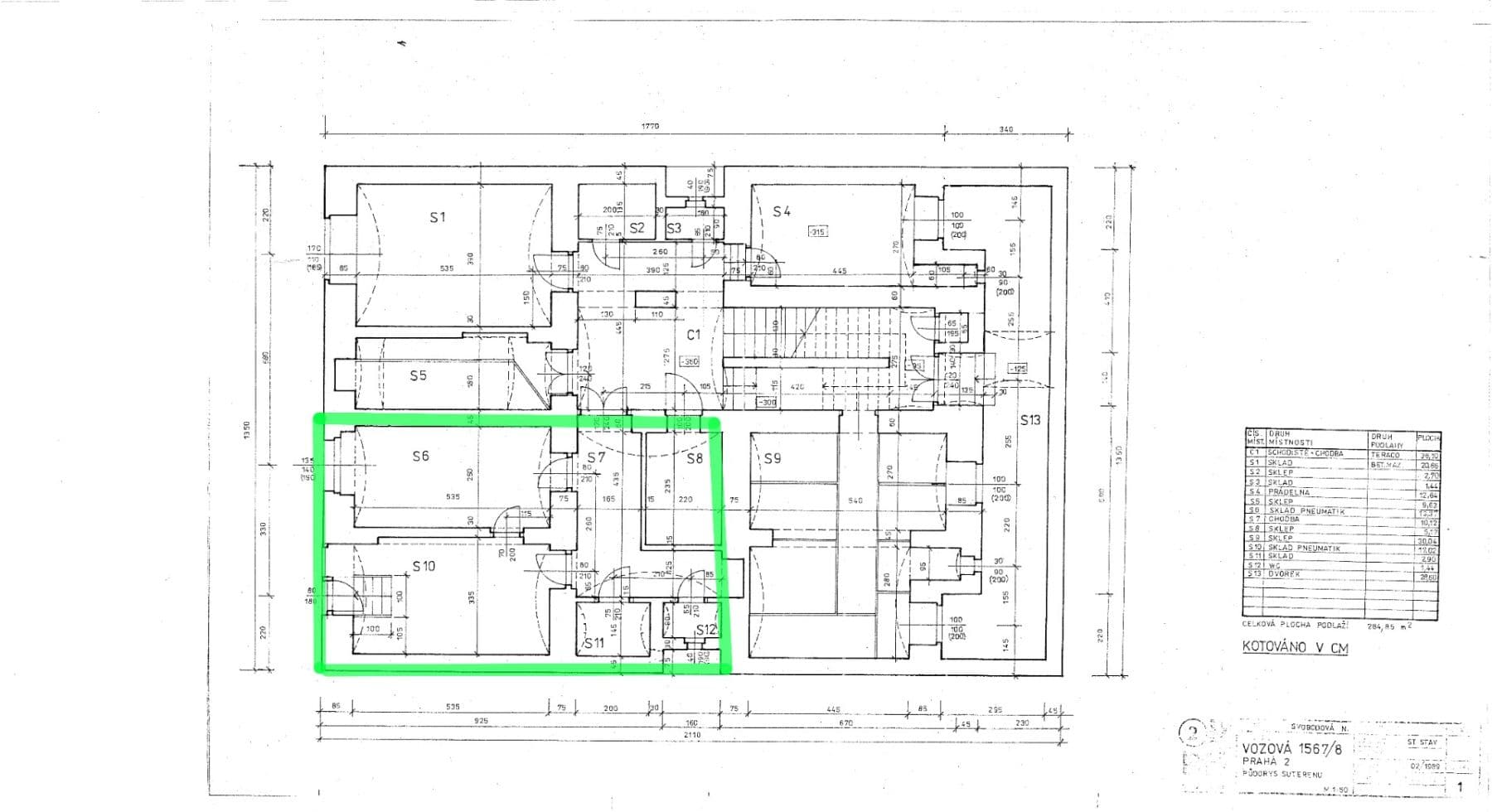 Pronájem nebytového prostoru 54 m², Vozová, Praha, Praha Pronájem nebytového prostoru 54 m², Vozová, Praha, Praha