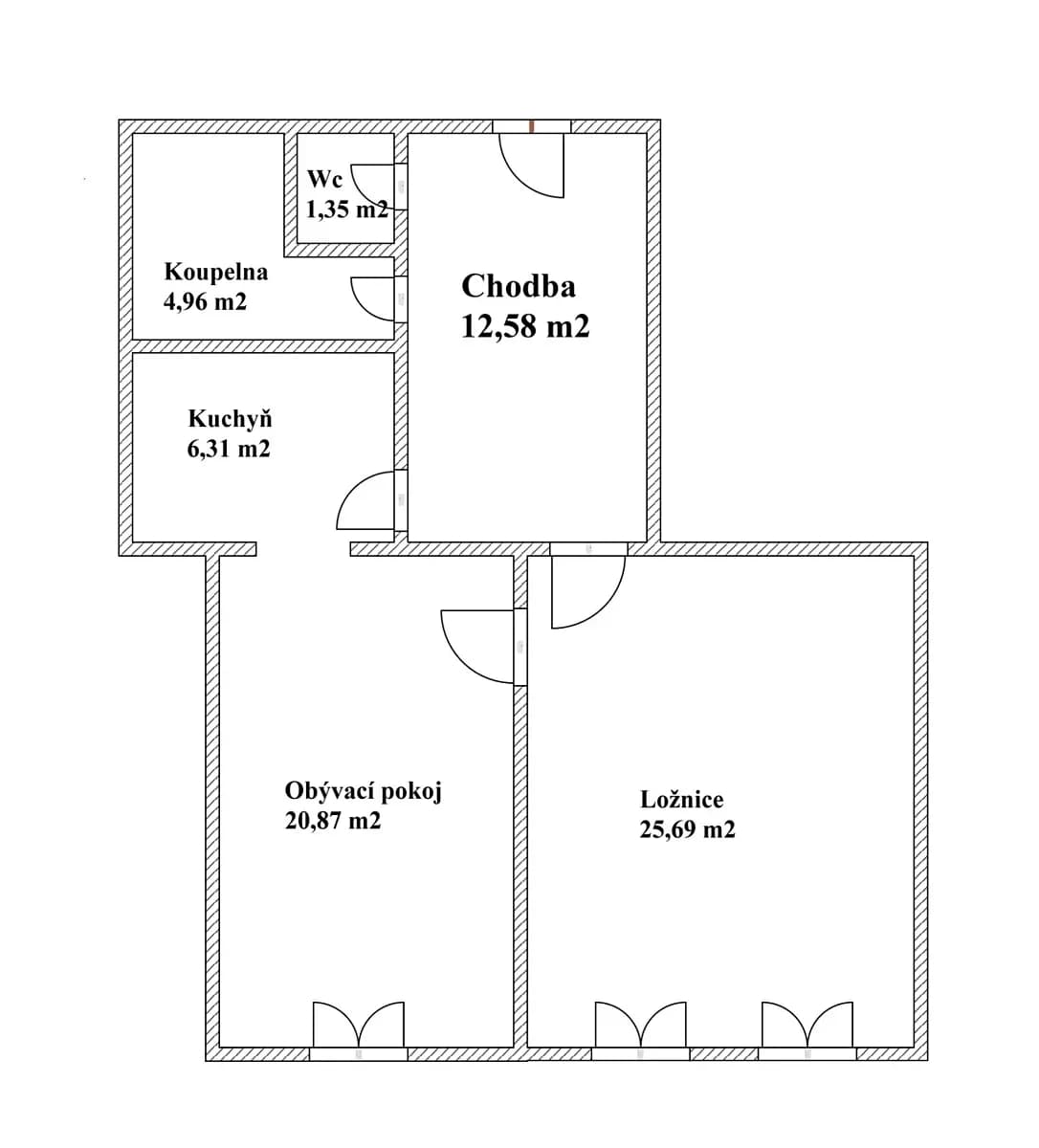 Prodej bytu 2+kk 72 m², Rybářská, Brno, Jihomoravský kraj Prodej bytu 2+kk 72 m², Rybářská, Brno, Jihomoravský kraj