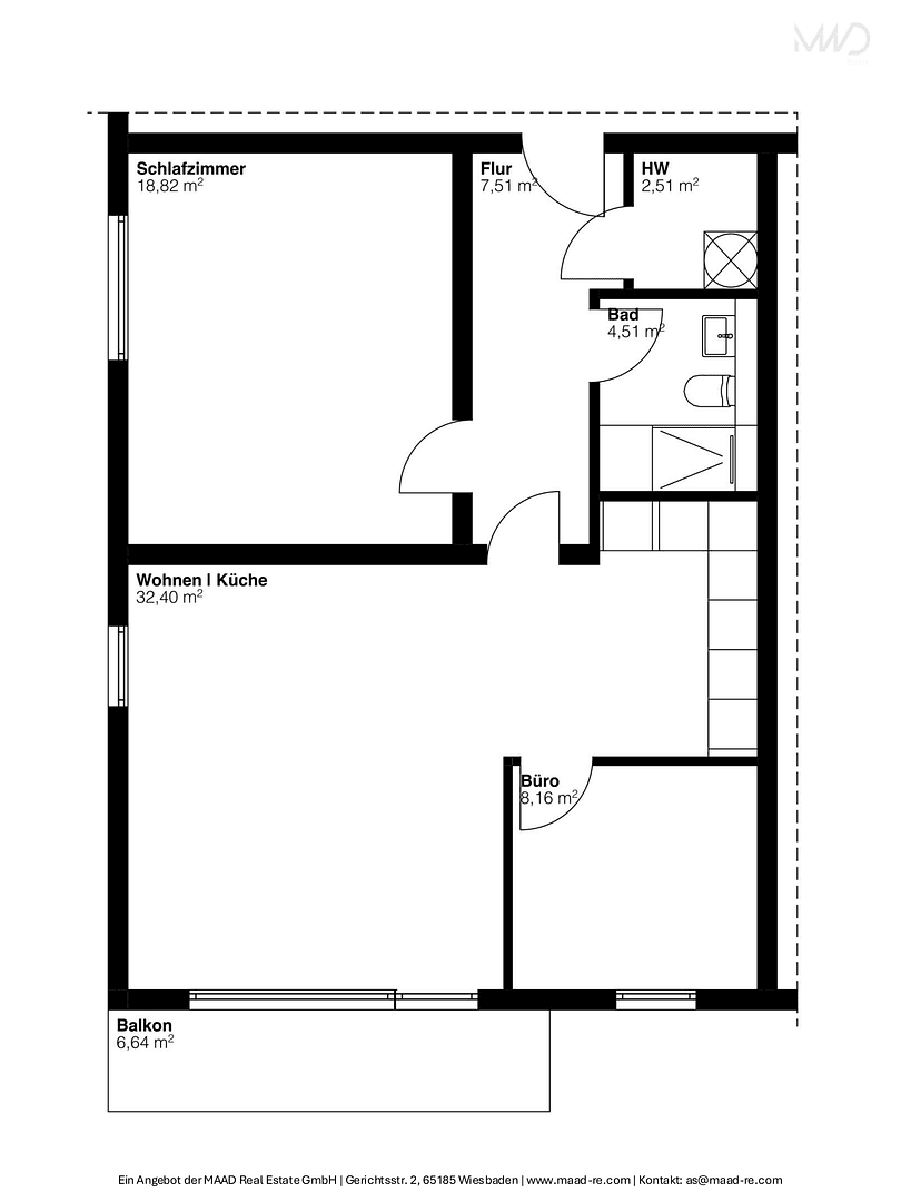 Prodej bytu 3+1 78 m², Wiesbaden, Hessen Prodej bytu 3+1 78 m², Wiesbaden, Hessen