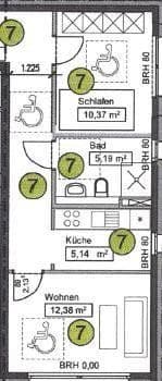 Pronájem bytu 2+1 52 m², Trautenauer Str. 13, Berlin, Berlín Pronájem bytu 2+1 52 m², Trautenauer Str. 13, Berlin, Berlín