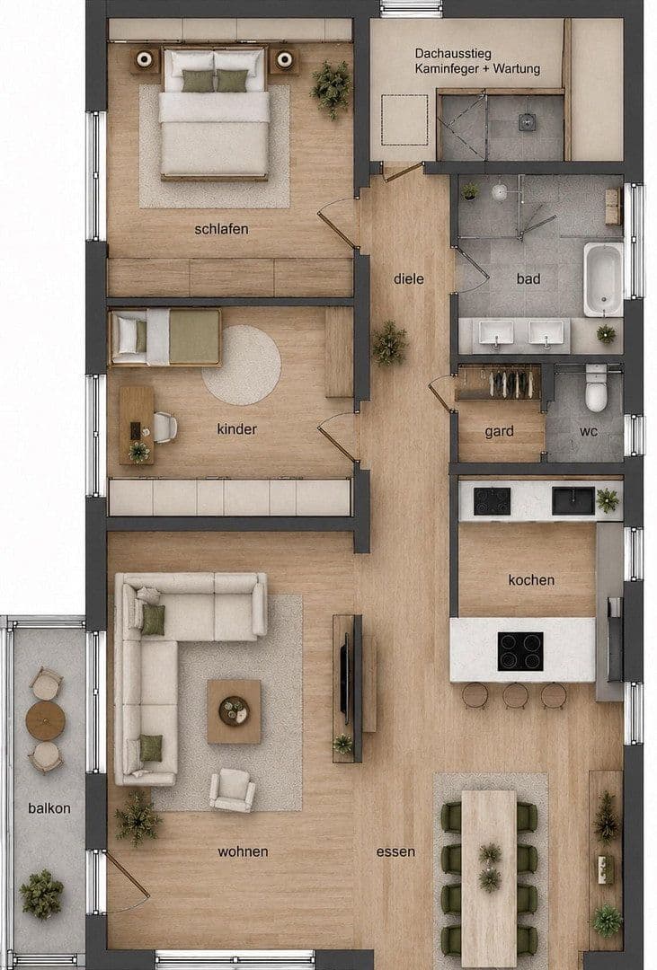 Prodej bytu 3+kk 103 m², Landwehrstraße 19, Heilbronn, Bádensko-Württembersko Prodej bytu 3+kk 103 m², Landwehrstraße 19, Heilbronn, Bádensko-Württembersko