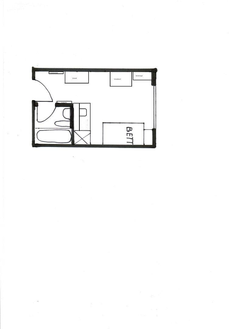 Pronájem bytu 1+1 19 m², Kreuzerweg 33, München, Bavorsko Pronájem bytu 1+1 19 m², Kreuzerweg 33, München, Bavorsko