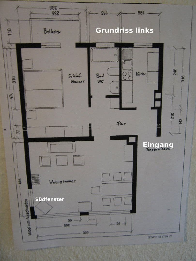 Pronájem bytu 2+1 59 m², Murhardstrasse 4, Kassel, Hessen Pronájem bytu 2+1 59 m², Murhardstrasse 4, Kassel, Hessen