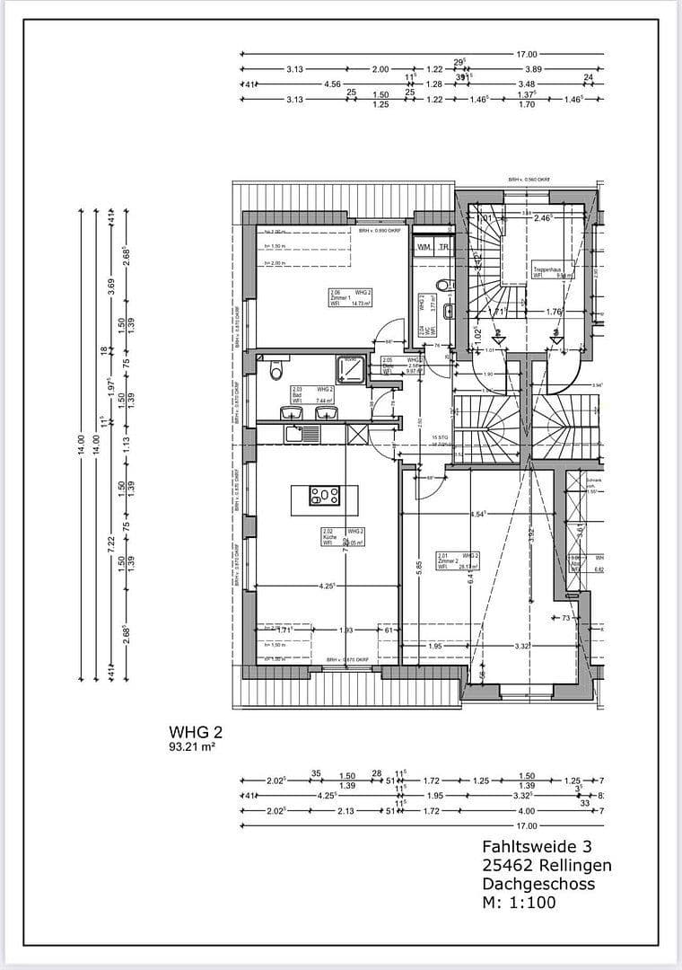 Pronájem bytu 3+kk 135 m², Fahltsweide, 3, Rellingen, Šlesvicko-Holštýnsko Pronájem bytu 3+kk 135 m², Fahltsweide, 3, Rellingen, Šlesvicko-Holštýnsko