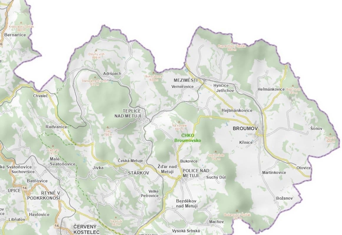 Prodej pozemku 3.612 m², Meziměstí, Královéhradecký kraj Prodej pozemku 3.612 m², Meziměstí, Královéhradecký kraj