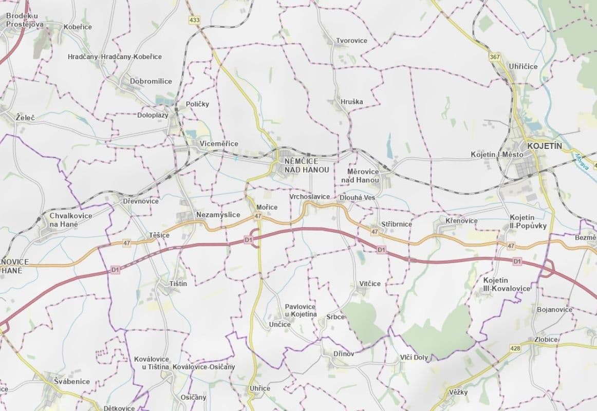 Prodej pozemku 1.105 m², Němčice nad Hanou, Olomoucký kraj Prodej pozemku 1.105 m², Němčice nad Hanou, Olomoucký kraj