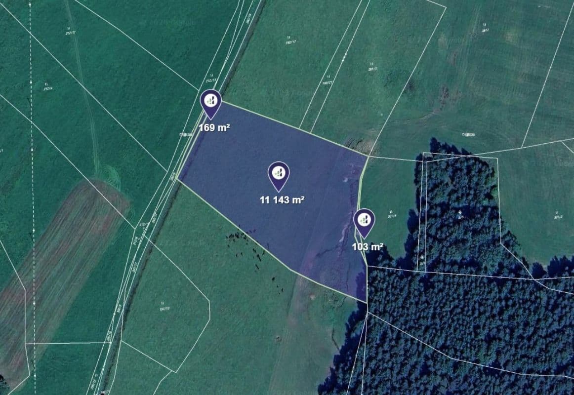Prodej pozemku 2.283 m², Stachy, Jihočeský kraj Prodej pozemku 2.283 m², Stachy, Jihočeský kraj