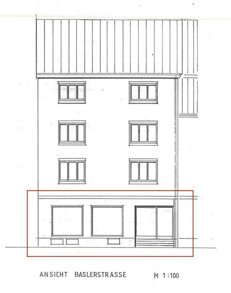 Prodej nebytového prostoru 114 m², Baslerstrasse 55, Lörrach, Bádensko-Württembersko Prodej nebytového prostoru 114 m², Baslerstrasse 55, Lörrach, Bádensko-Württembersko