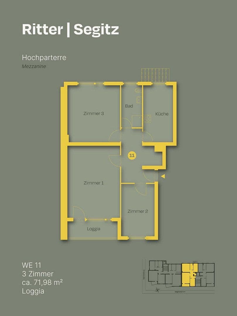 Prodej bytu 3+1 72 m², Segitzdamm 14, Berlin, Berlín Prodej bytu 3+1 72 m², Segitzdamm 14, Berlin, Berlín