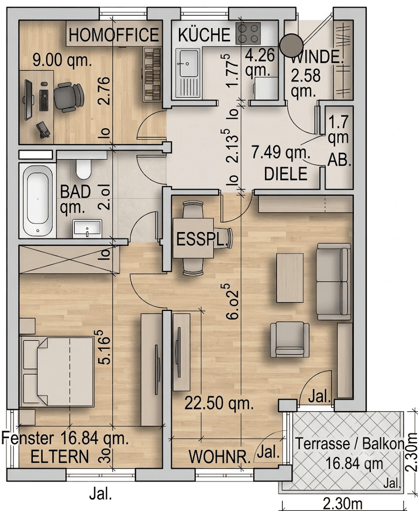 Prodej bytu 3+1 70 m², Leonberg, Bádensko-Württembersko Prodej bytu 3+1 70 m², Leonberg, Bádensko-Württembersko