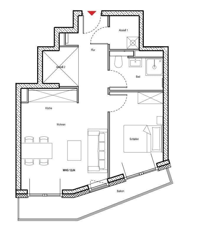 Pronájem bytu 2+1 55 m², Hamburg, Hamburg Pronájem bytu 2+1 55 m², Hamburg, Hamburg