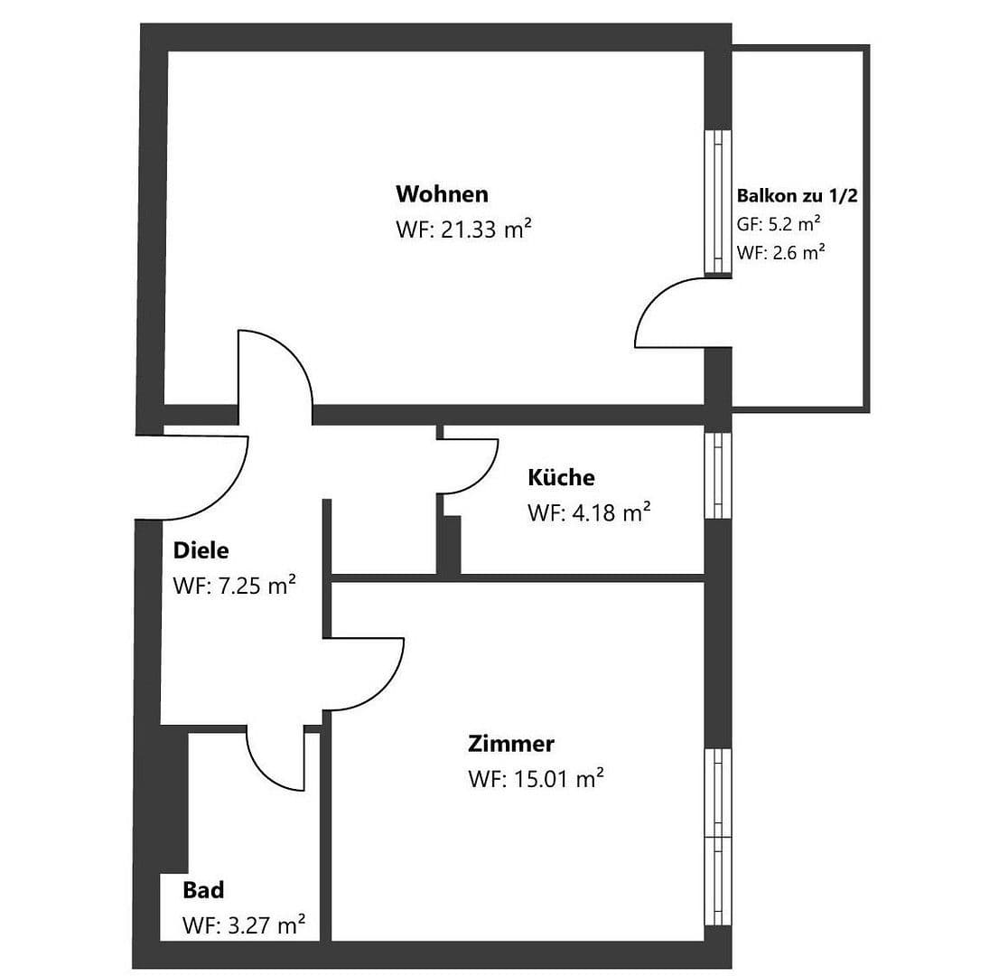 Prodej bytu 2+1 54 m², München, Bavorsko Prodej bytu 2+1 54 m², München, Bavorsko