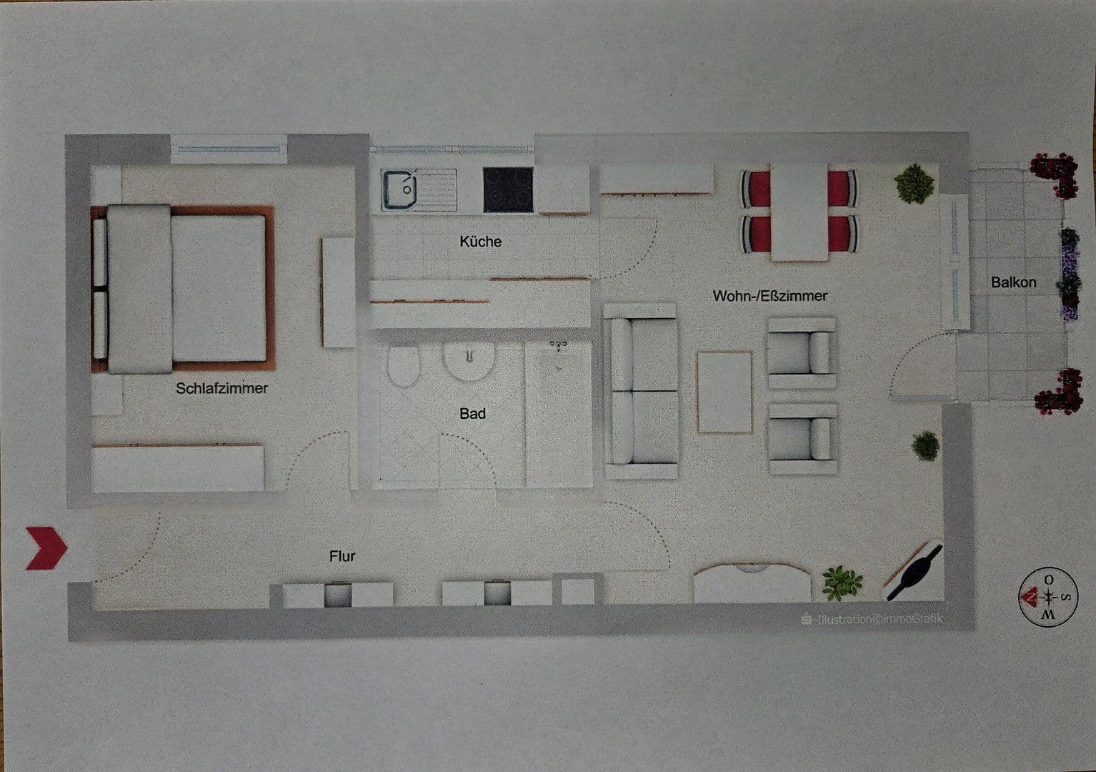Prodej bytu 2+1 56 m², Schillerstraße 15, Dillingen an der Donau, Bavorsko Prodej bytu 2+1 56 m², Schillerstraße 15, Dillingen an der Donau, Bavorsko