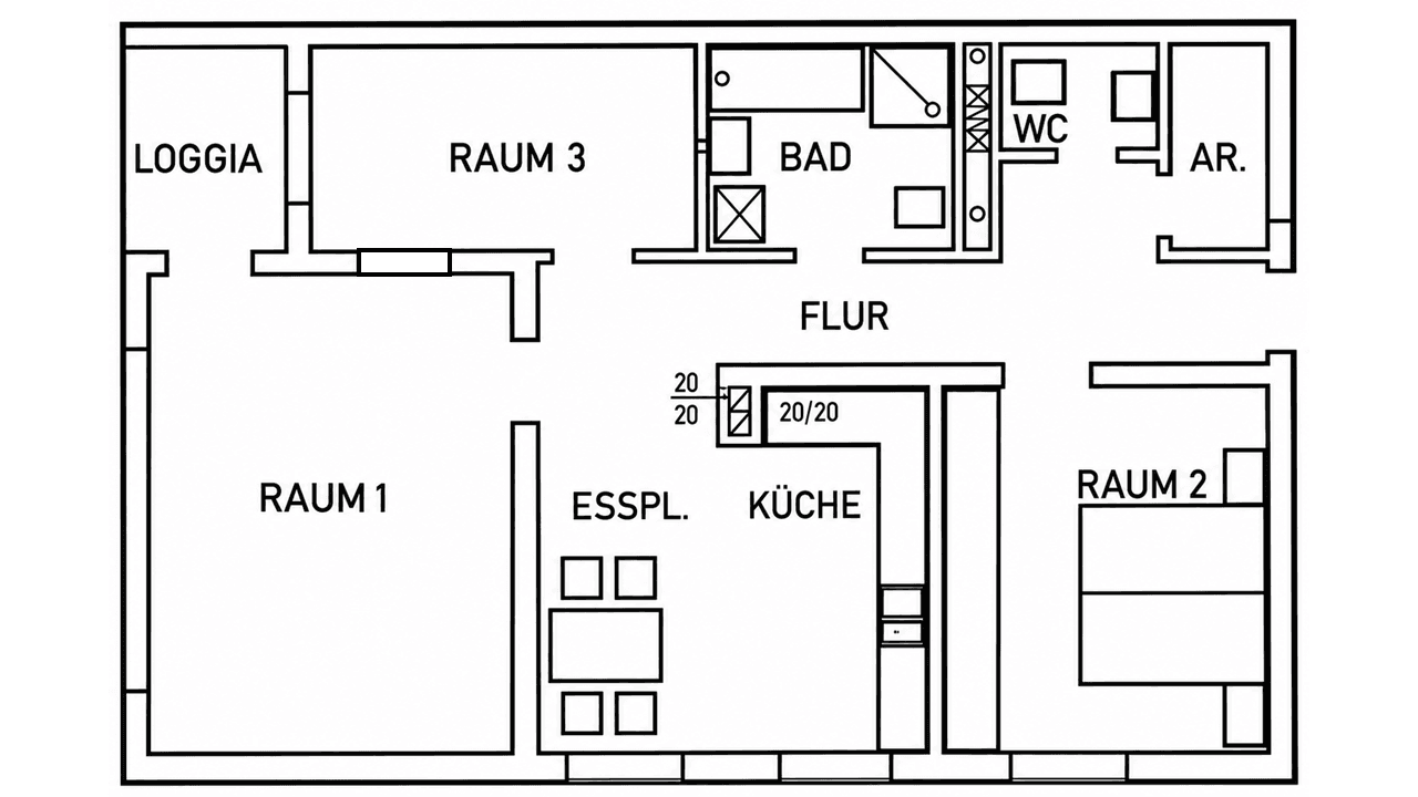 Prodej bytu 3+kk 84 m², Maisstraße 32, Duisburg, Severní Porýní-Vestfálsko Prodej bytu 3+kk 84 m², Maisstraße 32, Duisburg, Severní Porýní-Vestfálsko
