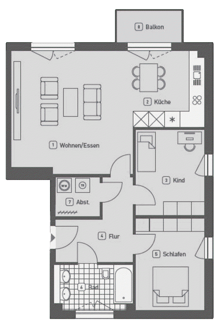 Prodej bytu 3+1 89 m², Hamburg, Hamburg Prodej bytu 3+1 89 m², Hamburg, Hamburg