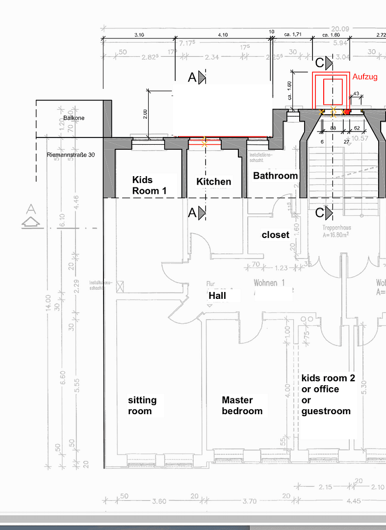 Pronájem bytu 4+1 120 m², Riemannstrasse 28, Leipzig, Sasko Pronájem bytu 4+1 120 m², Riemannstrasse 28, Leipzig, Sasko