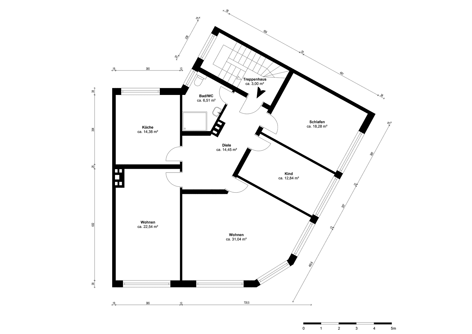 Pronájem bytu 4+1 120 m², Dellstraße 1a, Duisburg, Severní Porýní-Vestfálsko Pronájem bytu 4+1 120 m², Dellstraße 1a, Duisburg, Severní Porýní-Vestfálsko