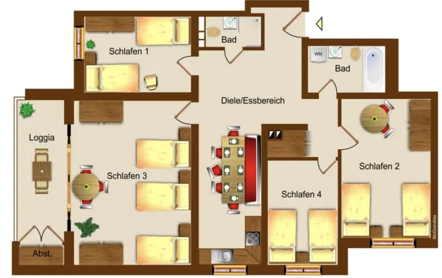 Pronájem bytu 5+1 120 m², Hamburg, Hamburg Pronájem bytu 5+1 120 m², Hamburg, Hamburg
