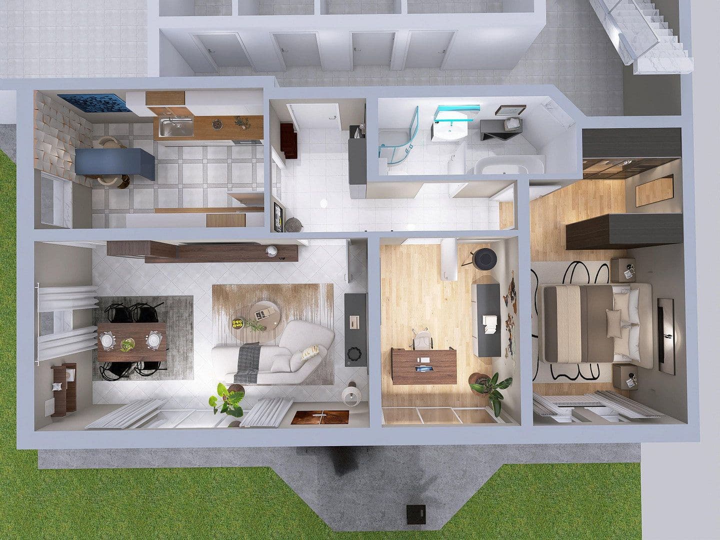 Pronájem bytu 3+1 85 m², Auf der Wacht 4, Donaueschingen, Bádensko-Württembersko Pronájem bytu 3+1 85 m², Auf der Wacht 4, Donaueschingen, Bádensko-Württembersko