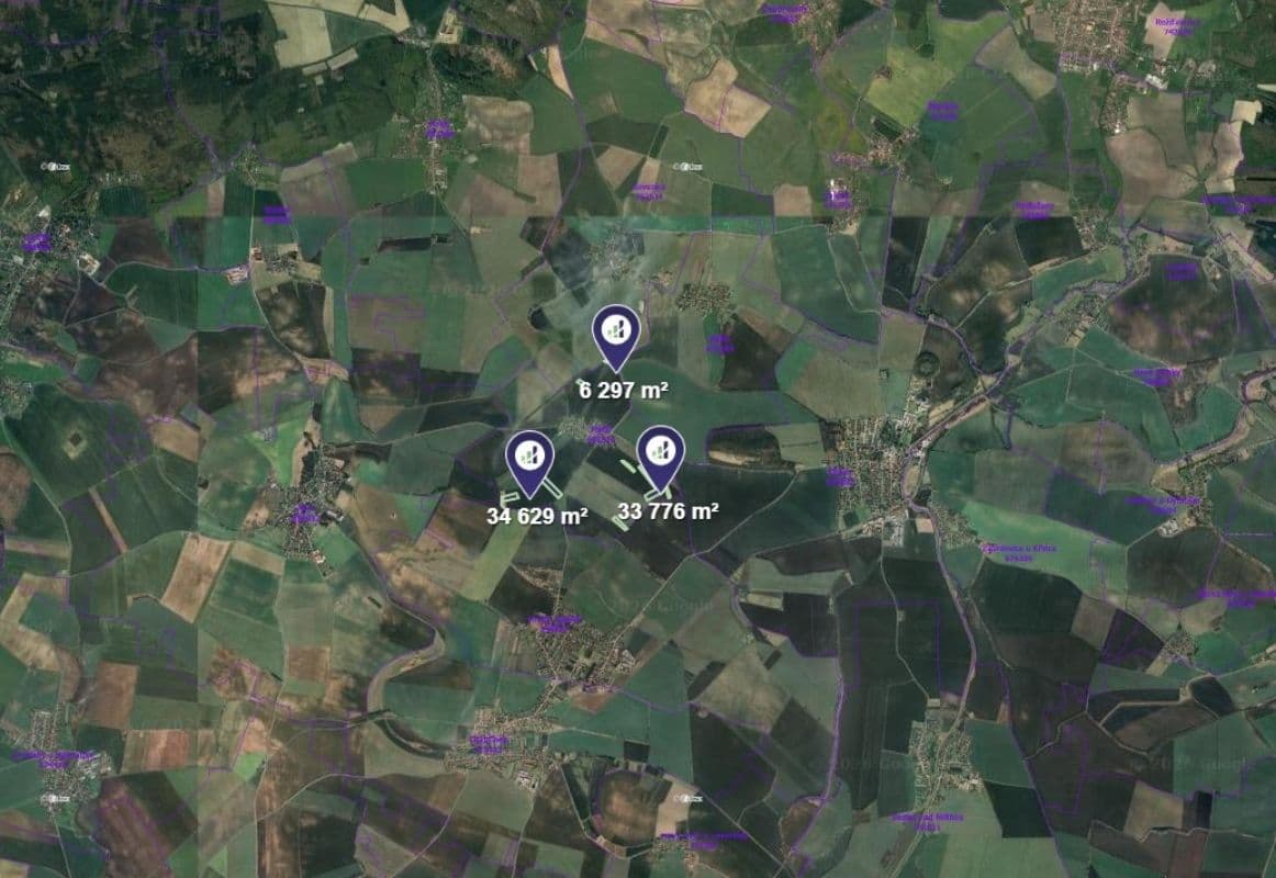 Prodej pozemku 74.702 m², Křinec, Středočeský kraj Prodej pozemku 74.702 m², Křinec, Středočeský kraj