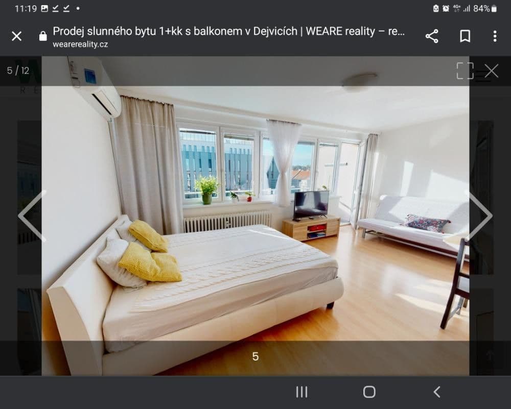 Pronájem bytu 1+kk 37 m², Banskobystrická, Praha, Praha Pronájem bytu 1+kk 37 m², Banskobystrická, Praha, Praha