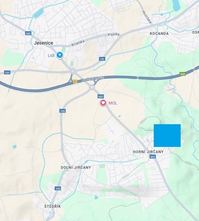 Prodej pozemku 900 m², Jesenice, Středočeský kraj Prodej pozemku 900 m², Jesenice, Středočeský kraj