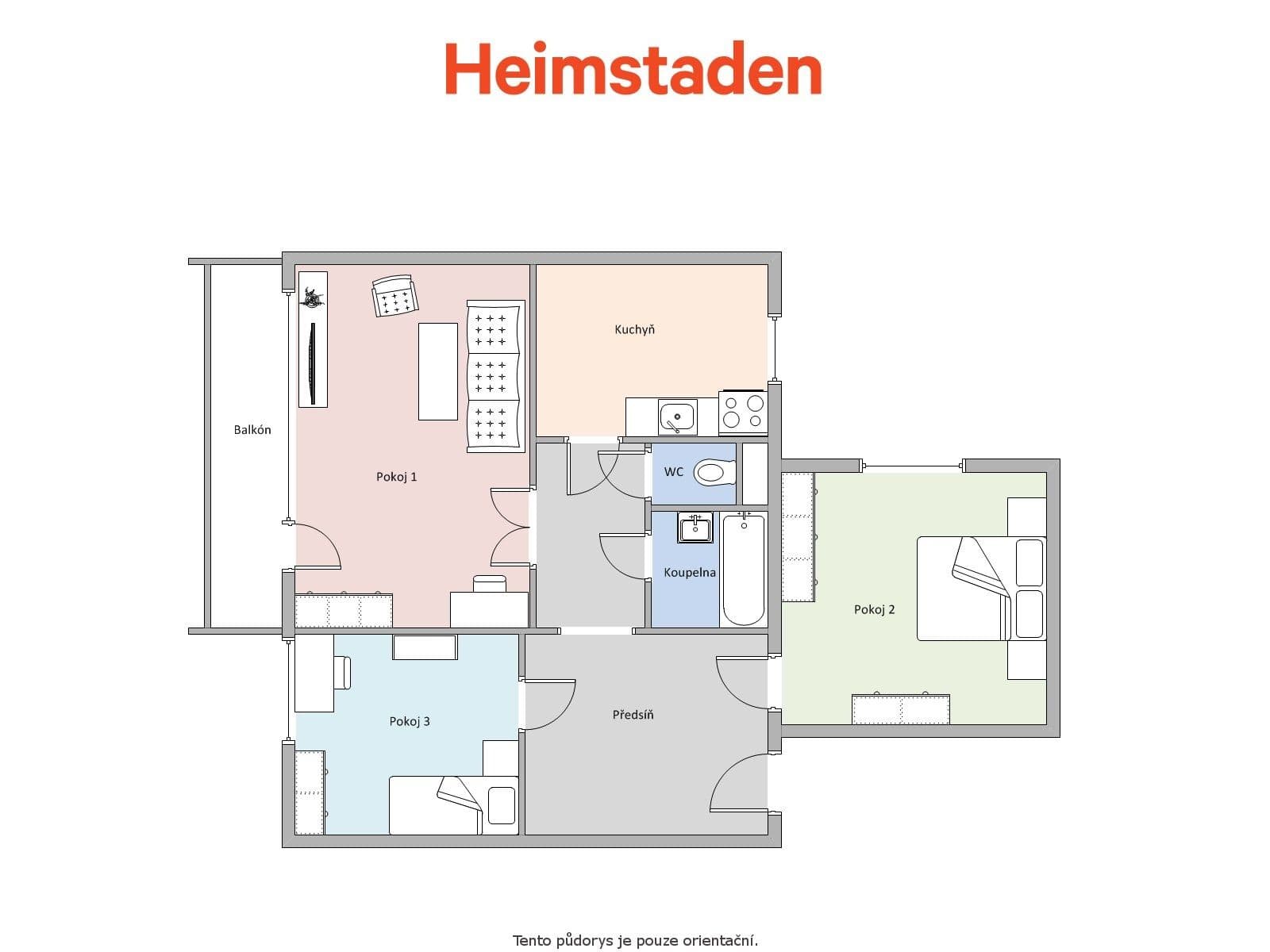 Pronájem bytu 3+1 72 m², V. K. Klicpery, Havířov, Moravskoslezský kraj Pronájem bytu 3+1 72 m², V. K. Klicpery, Havířov, Moravskoslezský kraj