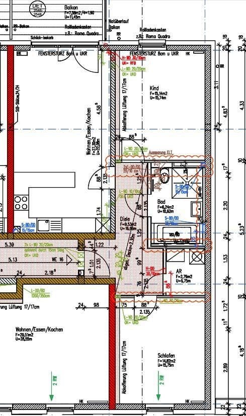 Pronájem bytu 3+1 75 m², Karolinenstr. 22, Fürth, Bavorsko Pronájem bytu 3+1 75 m², Karolinenstr. 22, Fürth, Bavorsko
