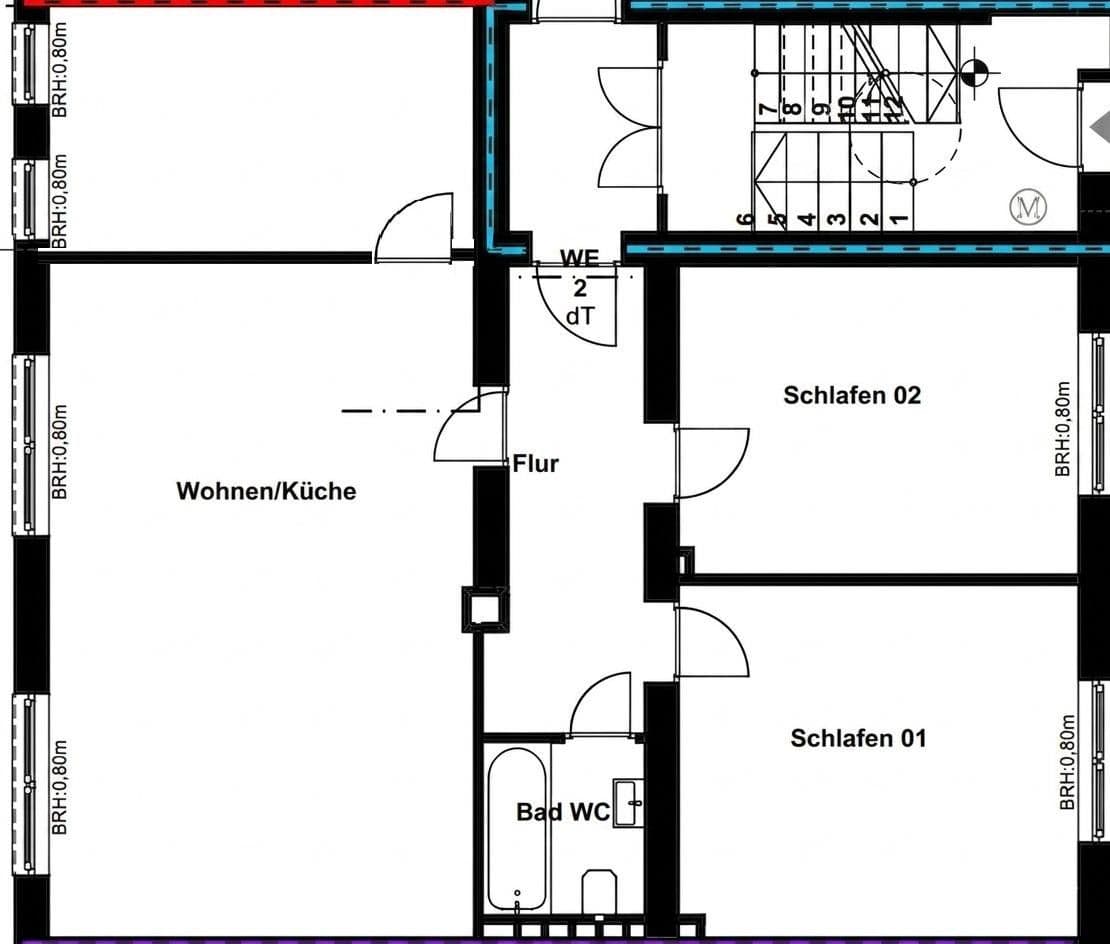 Pronájem bytu 4+1 95 m², Dortmund, Severní Porýní-Vestfálsko Pronájem bytu 4+1 95 m², Dortmund, Severní Porýní-Vestfálsko