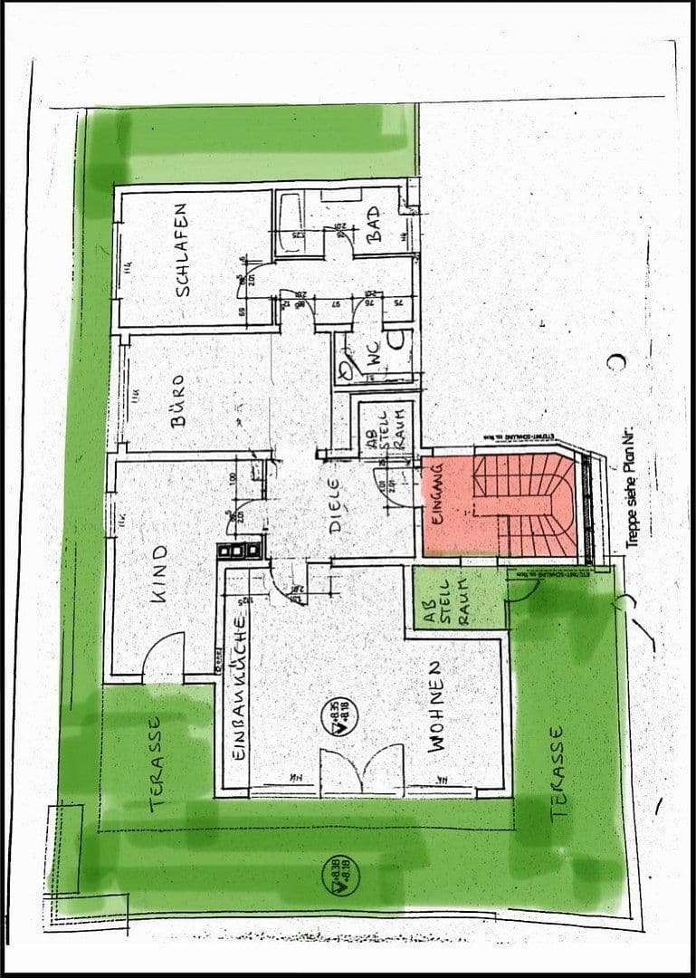 Pronájem bytu 3+kk 120 m², Gerasmühler Straße 31, Stein, Bavorsko Pronájem bytu 3+kk 120 m², Gerasmühler Straße 31, Stein, Bavorsko