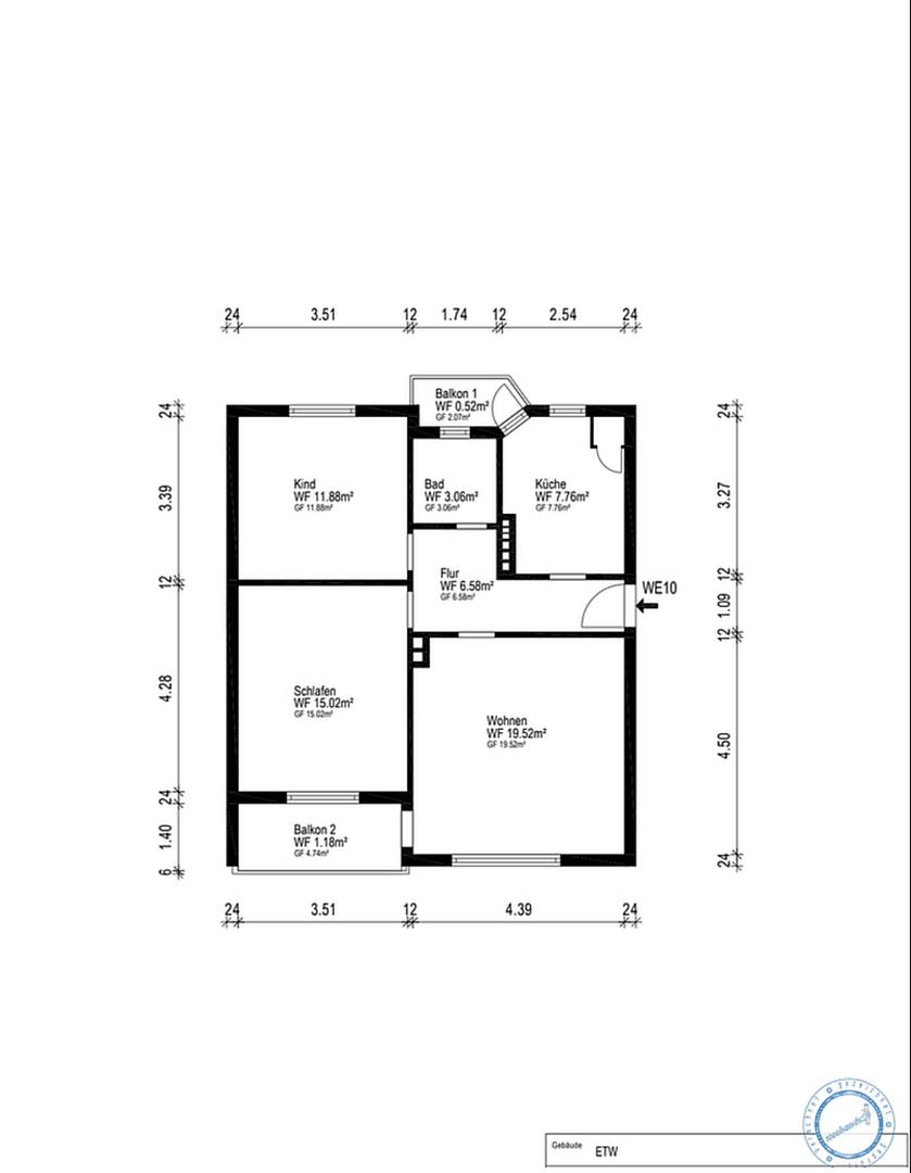 Prodej bytu 3+1 68 m², Bremerhaven, Bremen Prodej bytu 3+1 68 m², Bremerhaven, Bremen
