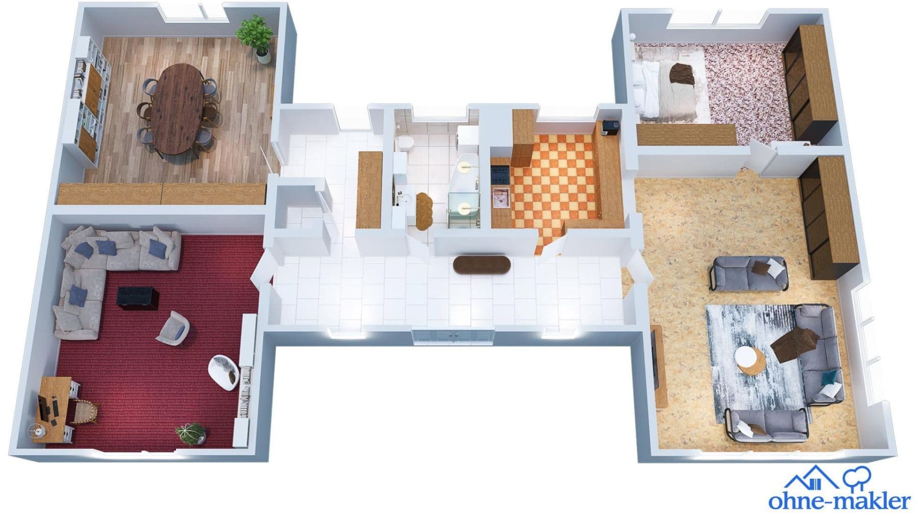 Prodej domu 145 m², pozemek 556 m², Ernst Thälmann-Strasse 13, Schönefeld, Braniborsko Prodej domu 145 m², pozemek 556 m², Ernst Thälmann-Strasse 13, Schönefeld, Braniborsko