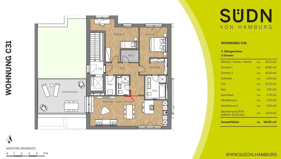 Pronájem bytu 3+1 116 m², Torfstecherweg 52, Hamburg, Hamburg Pronájem bytu 3+1 116 m², Torfstecherweg 52, Hamburg, Hamburg